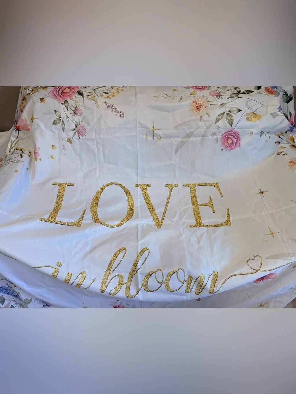 1. Bride to Be Wildflower Backdrop- & 1. Love In Bloom Backdrop/Banner